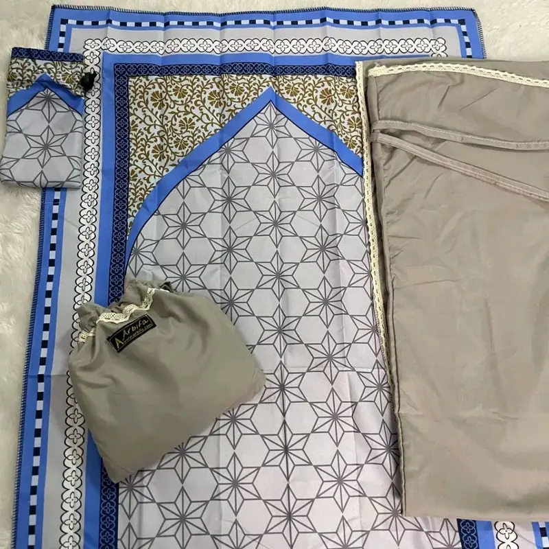 Full Set Mukena + Sajadah Syakila Dewasa Travel Series Katun Polos Renda Arbifa Nyaman 8