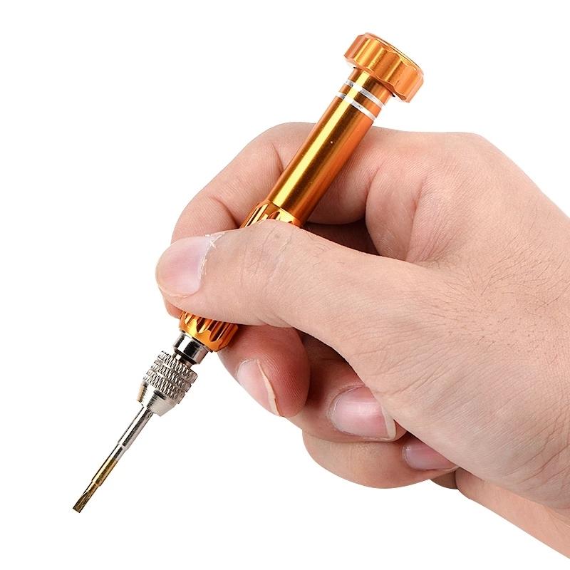 Product Introduction of 6 in 1 Multi-Function Screwdriver Set Mobile Phone Watch Glasses Disassembly Tool Notebook Repair Tools Repair Accessory 60
