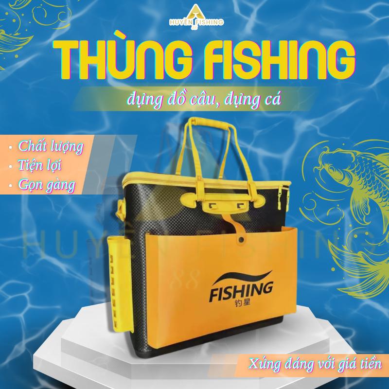Thùng Fishing Đựng Đồ Câu Đựng Cá Nhựa Evar - H375