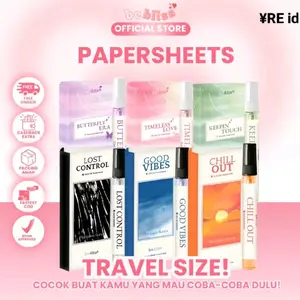 BEBLISS EAU DE  PARFUME PAPER SHEET 10ML TRAVEL SIZE LONG LASTING SPRAY PARFUME PAPER SET ORIGINAL BPOM