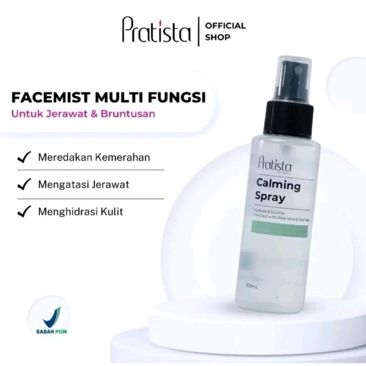 Calming spray pratista - Membatu Merawat Wajah Yang Berjerawat