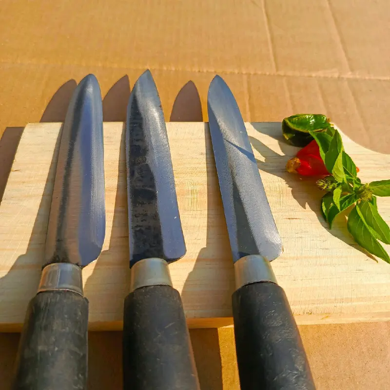 paket hemat 3pcs pisau baja hss pisau potong pisau dapur Kitchenware 4