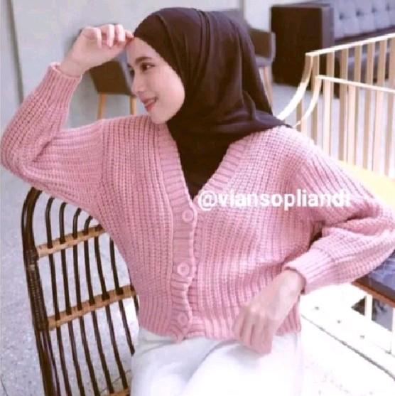 Olivia Cardigan Crop Cardi / Cardigan Rajut Wanita Premium / Cardigan Olivia Cardy Crop / Eiren Crop Cardy / Cardigan Rajut 4