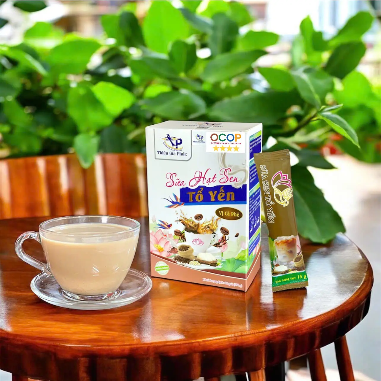 Sữa Sen Tổ Yến (vị cà phê) [Thiên Gia Phúc] 150g Hộp mềm - Không đường