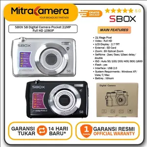 SBOX S8 Digital Camera Pocket 21MP Full HD 1080P
