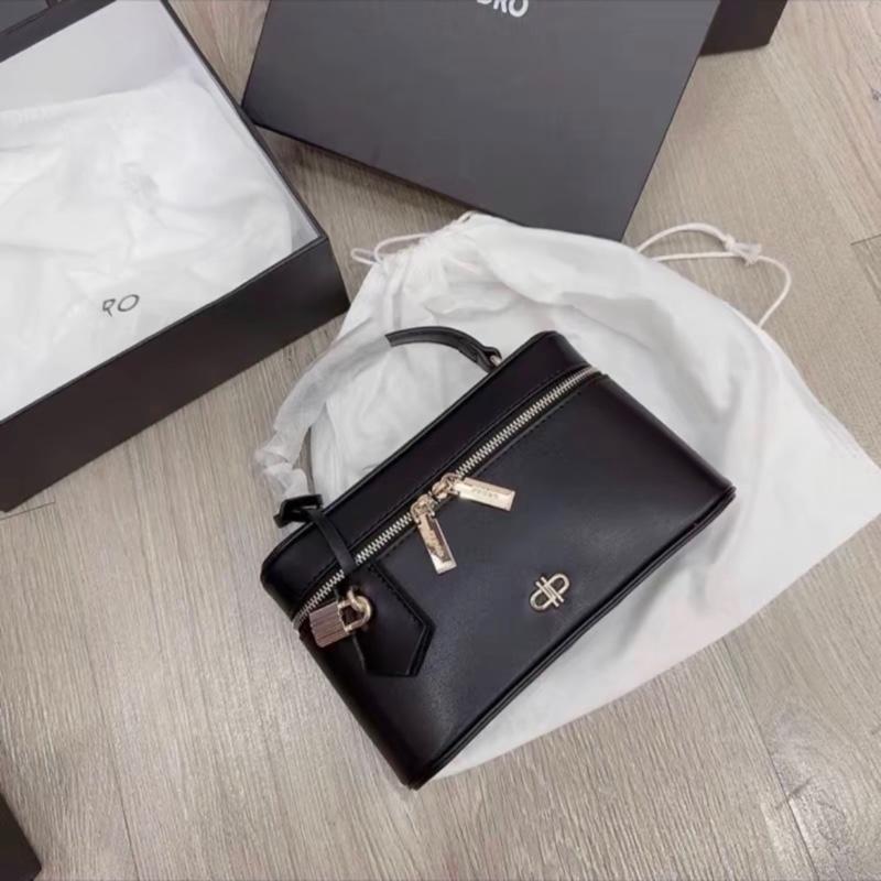   FULL BOX  Túi Cốp Nữ Dáng Dẹt Đeo Chéo Đeo Vai Kèm Ổ Khoá 