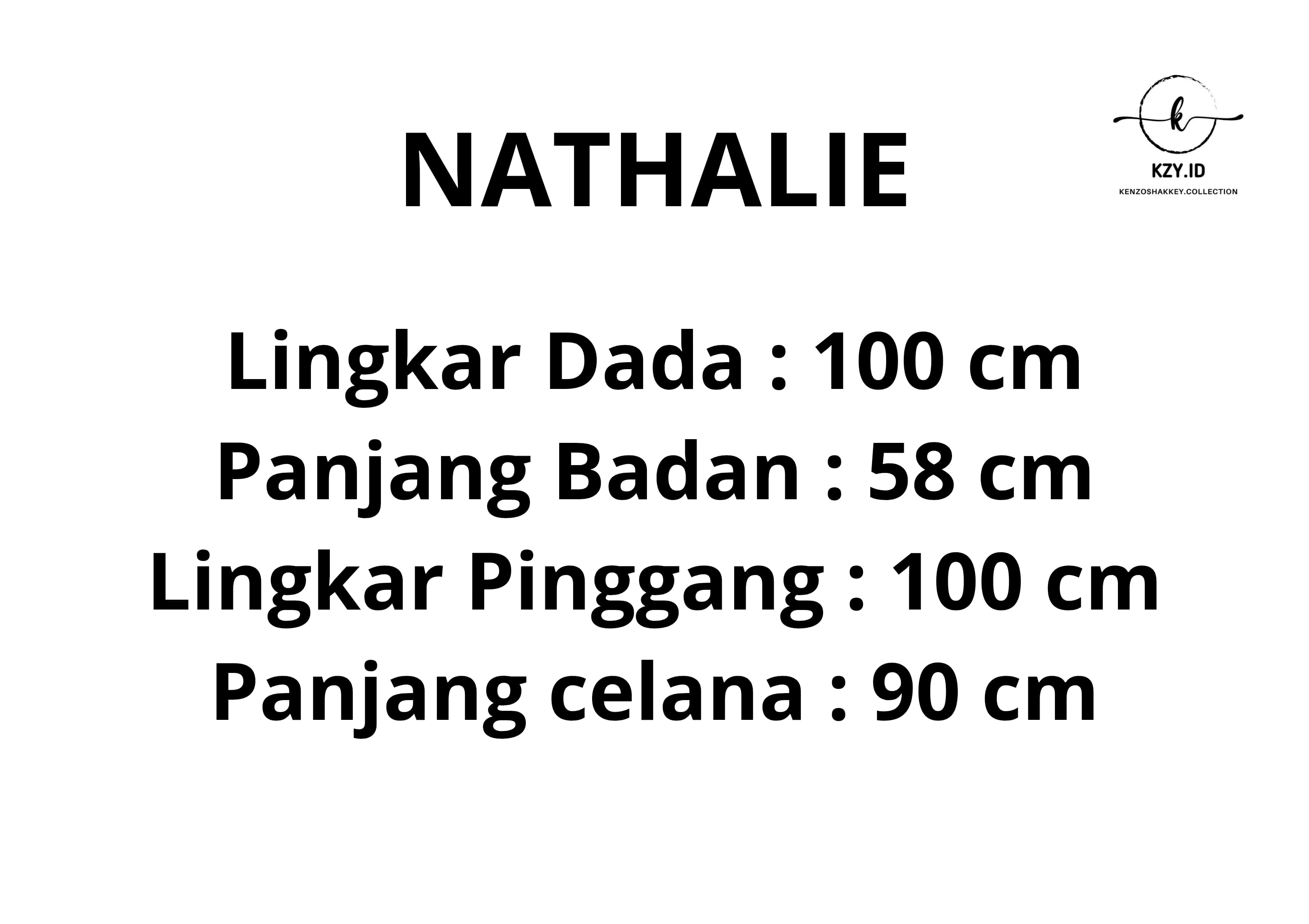 [KZY.ID] Setelan / Oneset Nathalie Wanita Kekinian.
