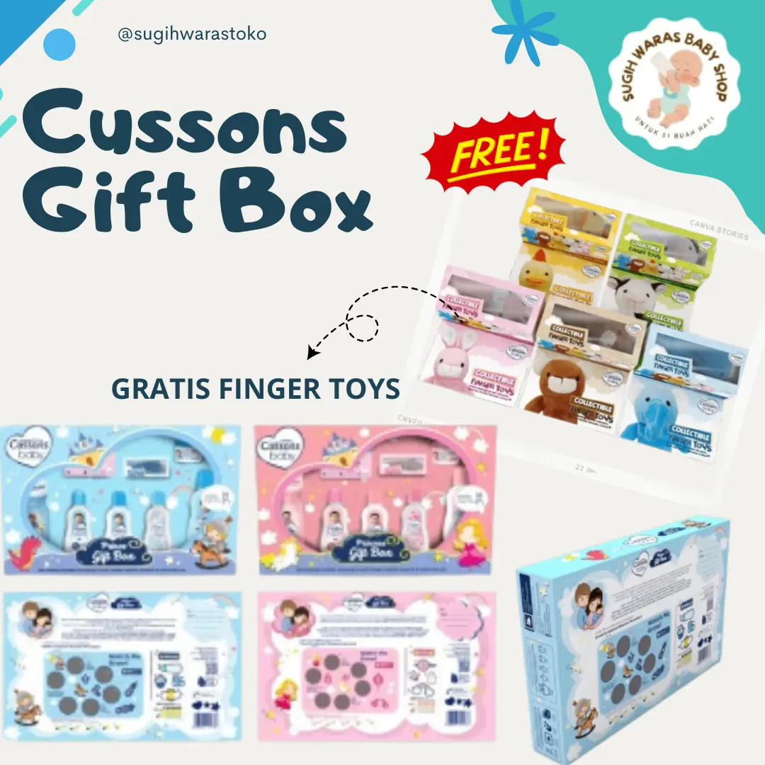 CUSSONS GIFT BOX & GIFT PACK LENGKAP + BONUS