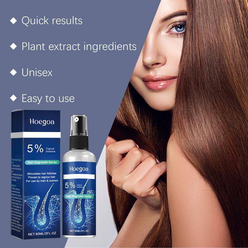 Product Introduction of 60ml Topical Solution Hair Regrowth Spray for Use By Men & Women Hair Care Spray 9