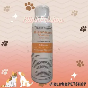 100ml Shampo Miconazole 100ml  - Shampo Anti Jamur Kucing Dan Anjing