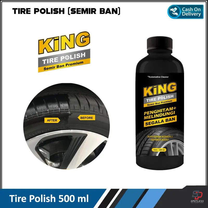 Semir Penghitam Ban Mobil dan Motor Awet Berkualitas 500 ml 0