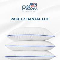 Gambar PAKET Hemat 3 BANTAL/GULING HOTEL Ukuran 46x56 - Silicon Murni 100% - BANTAL 3 dari 109 PILLOW OFC Kab. Sidoarjo 4 Tokopedia