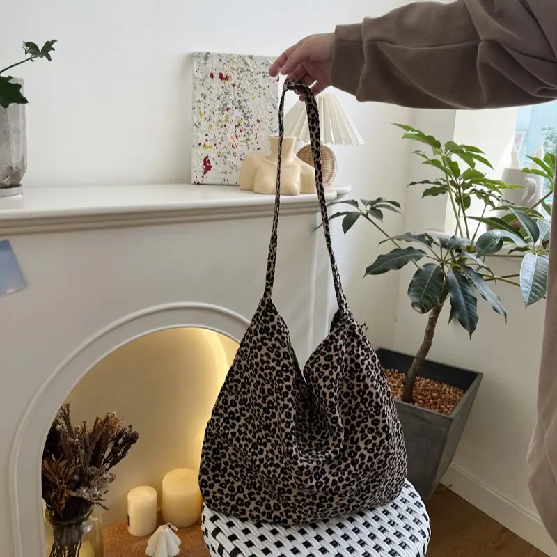 Tote Bag Motif Leopard Tas Macan Tutul Kualitas Import Bahan Premium Tas Bahu Fashion TB038 LEO 4