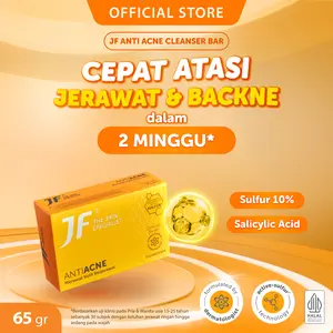 JF AntiAcne Cleanser Bar 65 gr (sabun untuk merawat kulit & Punggung berjerawat)