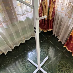 [DH]Gantungan Baju Berdiri Stand Gantungan Kayu Topi Multifungsi Rak mantel Simple Installation Stand Hanger kayu Gantungan Baju Topi Berdiri Gantungan Tas Estetik Multifungsi COD Furniture Minimalis Bangku Kursi Pintu
