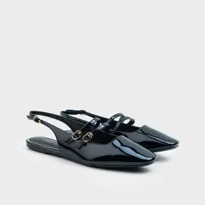 [BUY 3 GET EYE LINER]URBAN&CO Basic Flatshoes Mary Jane Sepatu Perempuan Ballet Korea Wanita - Elle
