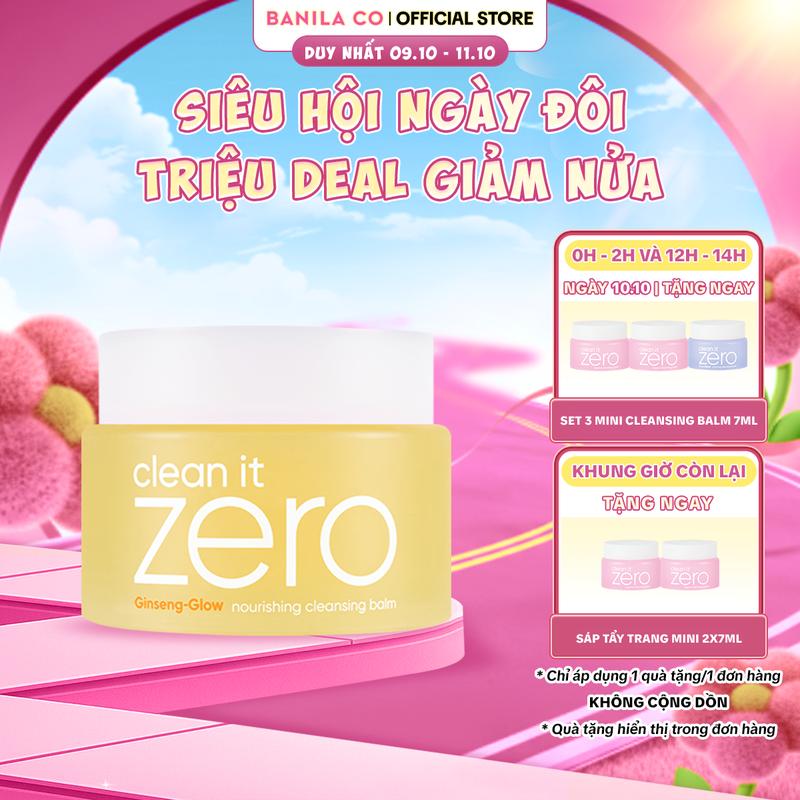 Sáp tẩy trang Banila Co Clean It Zero Cleansing Balm Nourishing 100ml - Dành cho da khô và hỗn hợp thiên khô Mỹ Phẩm Cosmetic
