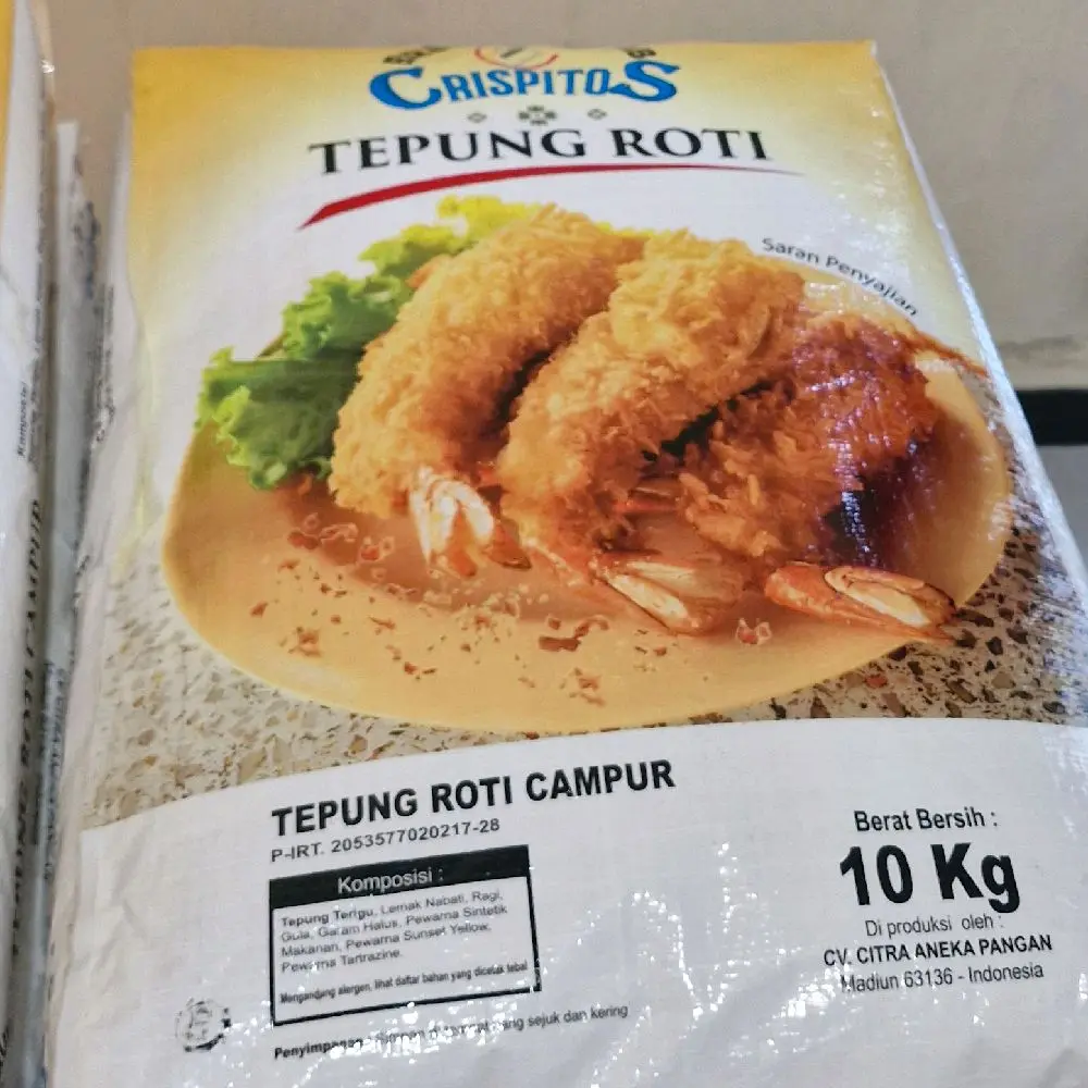 Crispitos Tepung Roti Panir 10 Kg - Tepung Roti Campur .