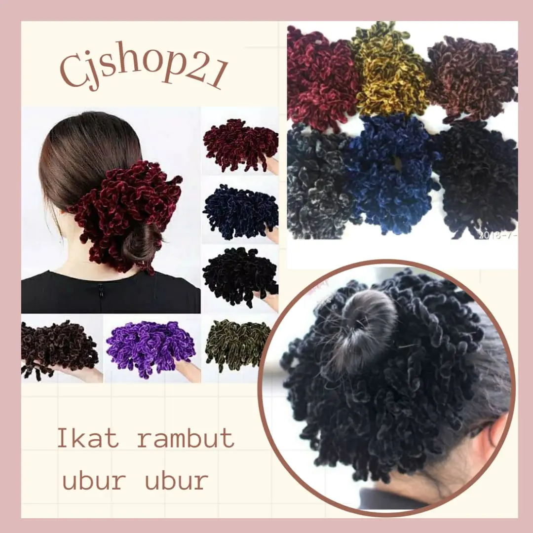 Ikat Rambut Ubur-ubur / Ikat Rambut Cepol / Scrunchie Scrunchies