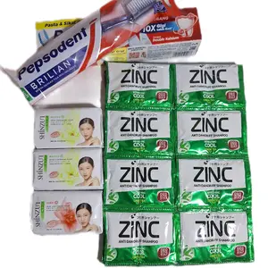 3PCS SABUN MANDI SINZUI 60GR + 2 RENCENG SAMPOO ZINC + 1PCS PASTA GIGI PEPSODENT 72GR (FREE SIKAT GIGI)
