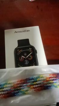 Product Review of AmazeFan Smartwatch S40 pro Jam Tangan Cocok untuk berbagai situasi seperti mode, olahraga, santai, belajar, dan lainnya. Memiliki berbagai fungsi seperti mengukur denyut jantung, menerima dan membuat panggilan, fitness, dan lainnya.【Garansi satu tahun】 from M**a M**r 0