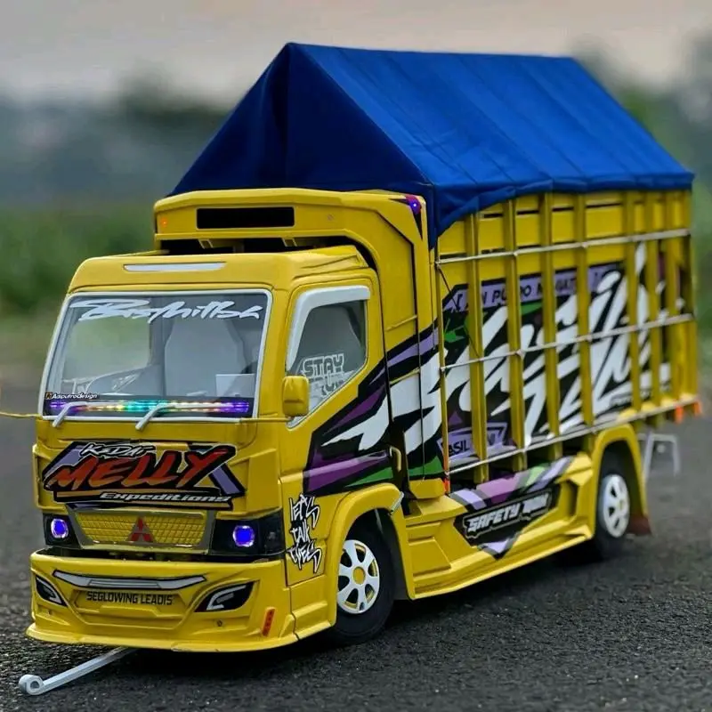TRUK OLENG FULL VARIASI LAMPU TERPAL TERMURAH LAMPU KELAP KELIP DESAIN TERBARU