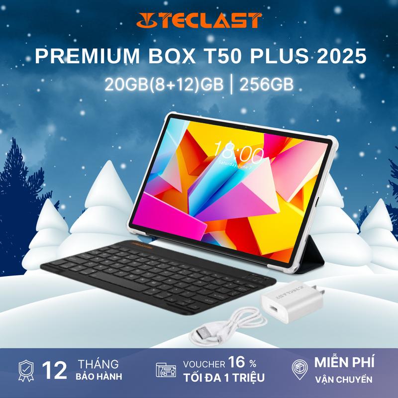 Premium Set - Máy Tính Bảng Teclast T50 PLUS 20GB 8+12 256G | FHD 11” | 8000mAh | 2 Nano Sim