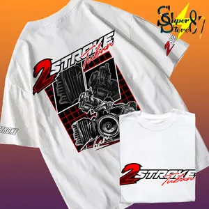 Kaos 2 Stroke - Kaos Racing 2 Stroke - Kaos Kekinian - Kaos Viral - Kaos Terlaris - Baju Premium - Sablon Dtf - Kaos Murah | SS75 |