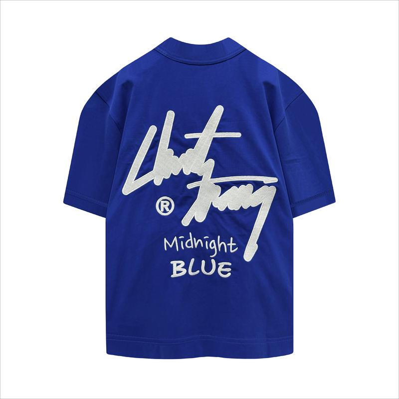 TEE MID - ÁO THUN thêu to midnight CHUỘT TRẮNG