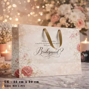 PAPERBAG BRIDESMAID WEDDING/ TAS KADO BRIDESMAID / TAS HAMPERS BRIDESMAID