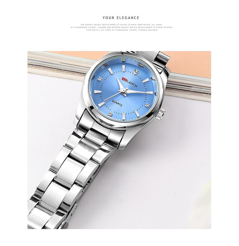 Product Introduction of ARLANCH Simple Korean Style Women's Watch Trend Quartz Waterproof Stainless Steel Watch 310 33