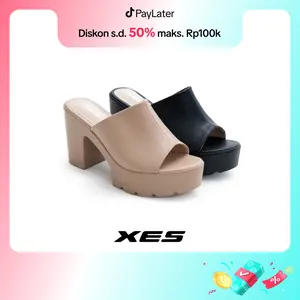 XES MOLI-570 High Wedges Wanita 10 cm - Sandal Lebaran