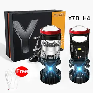 【Garansi 10 tahun】100% Asli Autolume Y7D Lampu LED Biled Mobil & Motor H4 85W–Mini Projie Turbo Fokus Jauh–Tahan Air IP67 Anti Hujan- 6000K Cahaya Putih Natural–Mudah Pasang Plug & Play–3 Tahun Garansi Resmi