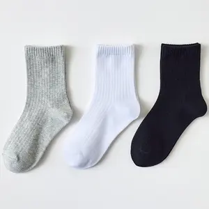 Kaos kaki putih anak-anak untuk Sepatu ukuran 24-40/ kaos kaki Sock katun siswa kaus kaki katun murni kaus kaki anak-anak putih import/Kaos Kaki Sekolah Anak TK SD SMP