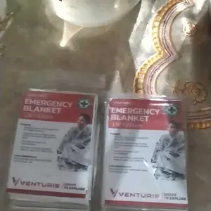 VENTURIS Emergency Blanket Thermal 130x210cm Silver Emergency Blanket Selimut Darurat Outdoor Camping