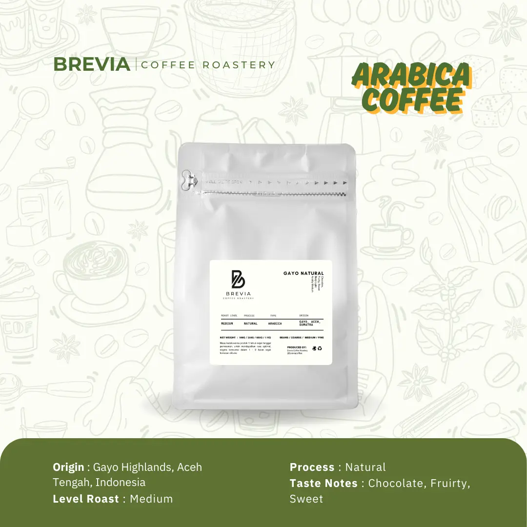 Kopi Arabika Gayo Wine Natural Honey 100 Gram Biji/Bubuk - Arabica Coffee Beans Single Origin Espresso Asli Original Murni Brown Sweet Robusta