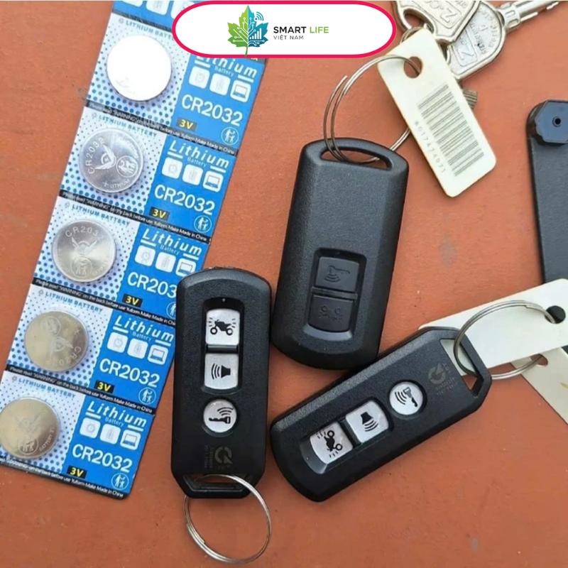 HIMOJO Pin CR2032 Vỉ 5 Viên Lithium 3V - Pin Máy Tính & Smartkey Honda SH Vision Lead Air Blade PCX - Dung Lượng Stabil & Tuổi Thọ Cao