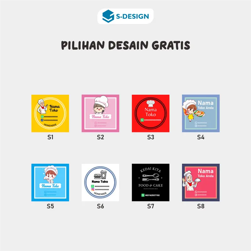 STIKER BEKUALITAS TINGGI SDESAIN / STIKER / STICKER / LABEL / STIKER LABEL / STIKER CUSTOM / STIKER TERBAIK 3