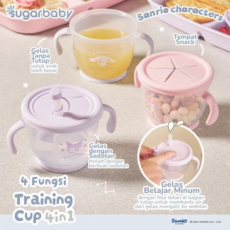 Sugar baby Training Cup 4in1 Karakter 150ml 3