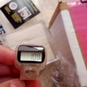 Cincin Tasbih LED Kelap Kelip Menyala Tiap Hitungan 100 Muslim