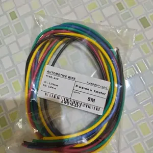Kabel Body 0.75 mm untuk service / perbaikan / tambahan / aksesoris  Kelistrikan Mobil Motor mesin cuci dispenser  Serabut NYAF 5 warna