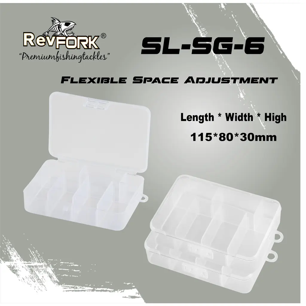 TACKLE BOX / KOTAK PANCING REVFORK SL-SG-6