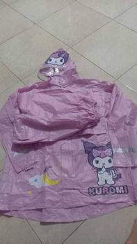 Product Review of A-CROSS JAS HUJAN SETELAN ANAK KUROMI DENGAN RUANG RANSEL DI BELAKANG LUCU DAN IMUT Pvc Biru Pink from C**👧 1
