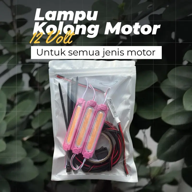 Paket lampu led kolong motor, lampu led 9 titik 0