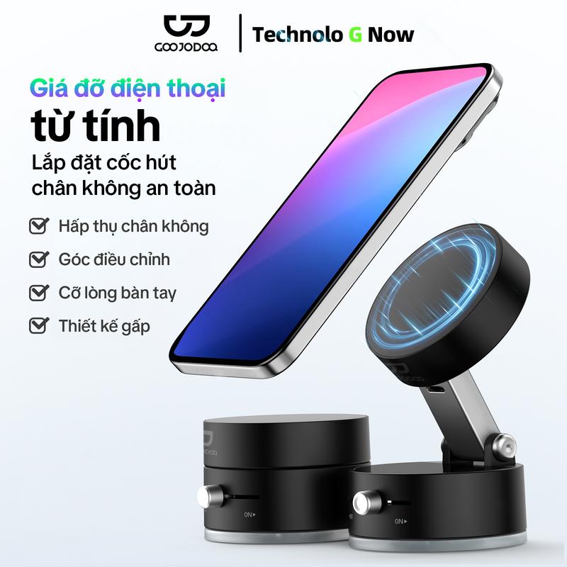 Giá đỡ điện thoại từ tính , lắp đặt cốc hút chân không an toàn đế hút TPE đàn hồi cao có thể lắp đặt cả hai mặt thiết kế nhỏ gọn phụ kiện