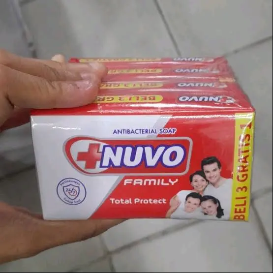 4pcs NUVO BATANG 100g Nuvo Sabun Mandi Batang, Beli 1 dapat 4 pcs