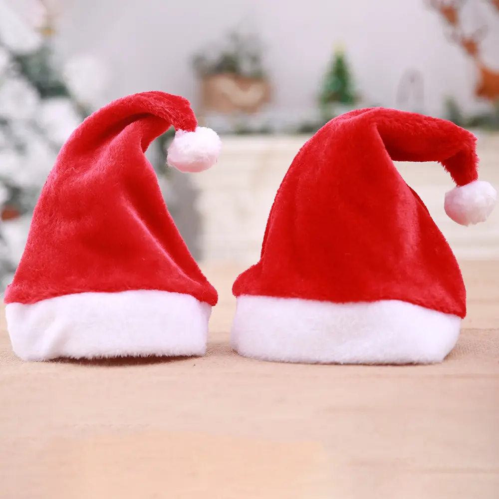 Christmas Hat Adult and Children's Santa's Hat Adult Party Children's Santa Claus Hat Christmas Event Supplies Decoration Accessory Masks