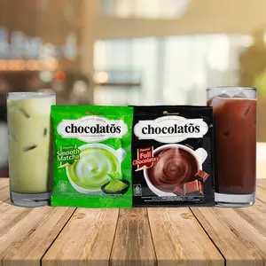 CHOCOLATOS DRINK MATCHA & COKELAT - Minuman Bubuk Cokelat Asli & Matcha Latte Creamy Hemat Nikmat