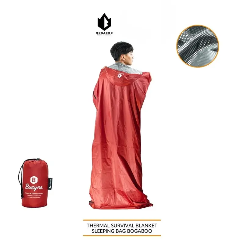 BISA COD BOGABOO sleeping bag ULTRALIGHT thermal blangket seri BUSYRA - sleeping bag 4