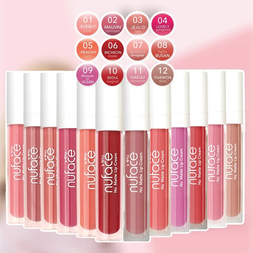 NUFACE - NU MATTE LIP CREAM YANG RINGAN SERTA HASIL MATTE